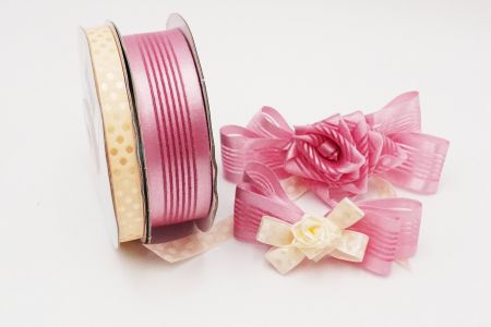 Pink Wedding Sheer Ribbon Set - Pink Wedding Sheer Ribbon Set